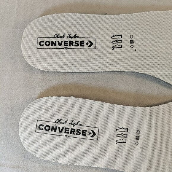 Converse Insoles White Men 13 Chuck Taylor CT-219 CVTW-759 MS13C Replacement NEW - Picture 2 of 10